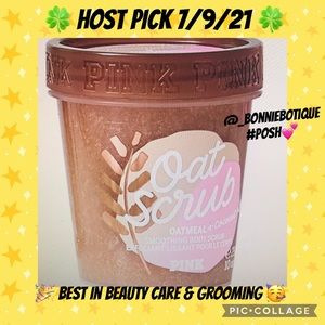 Pink Oat Scrub Smoothing body scrub with oatmeal New